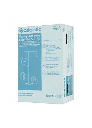 Водонагреватель бытовой электрический Atlantic Vertigo Steatite Essential 50 MP-040 2F 220E-S (1500W) Vertigo Steatite Essential изображение 11