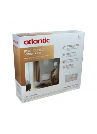 Електроконвектор Atlantic F120 Connect Mobile CMG-BD0/Wi-Fi/M (1000W) з комплектом підставок Atlantic F120 Wi-Fi зображення 9