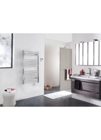 Электрический полотенцесушитель Atlantic 2012 хромированный 920х500х100мм 300 Вт Atlantic 2012 Chrome изображение 7