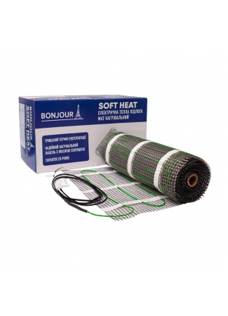 Комплект-Мат нагрівальний Bonjour Soft Heat EcoPRO-1500-10.0/150 W/m2 з терморегулятором RTP Bonjour Soft Heat EcoPRO	 зображення