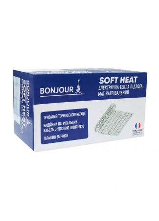 Комплект-Мат нагрівальний Bonjour Soft Heat EcoPRO-1800-12.0/150 W/m2 з терморегулятором RTP Bonjour Soft Heat EcoPRO	 зображення 7