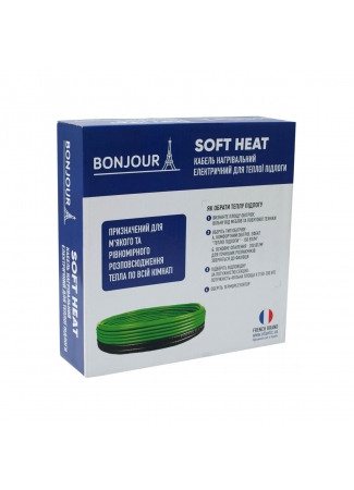 Комплект-Кабель нагрівальний Bonjour Soft Heat EcoTWIN-470-39 W/m з терморегулятором RTP Bonjour Soft Heat EcoTWIN зображення 7